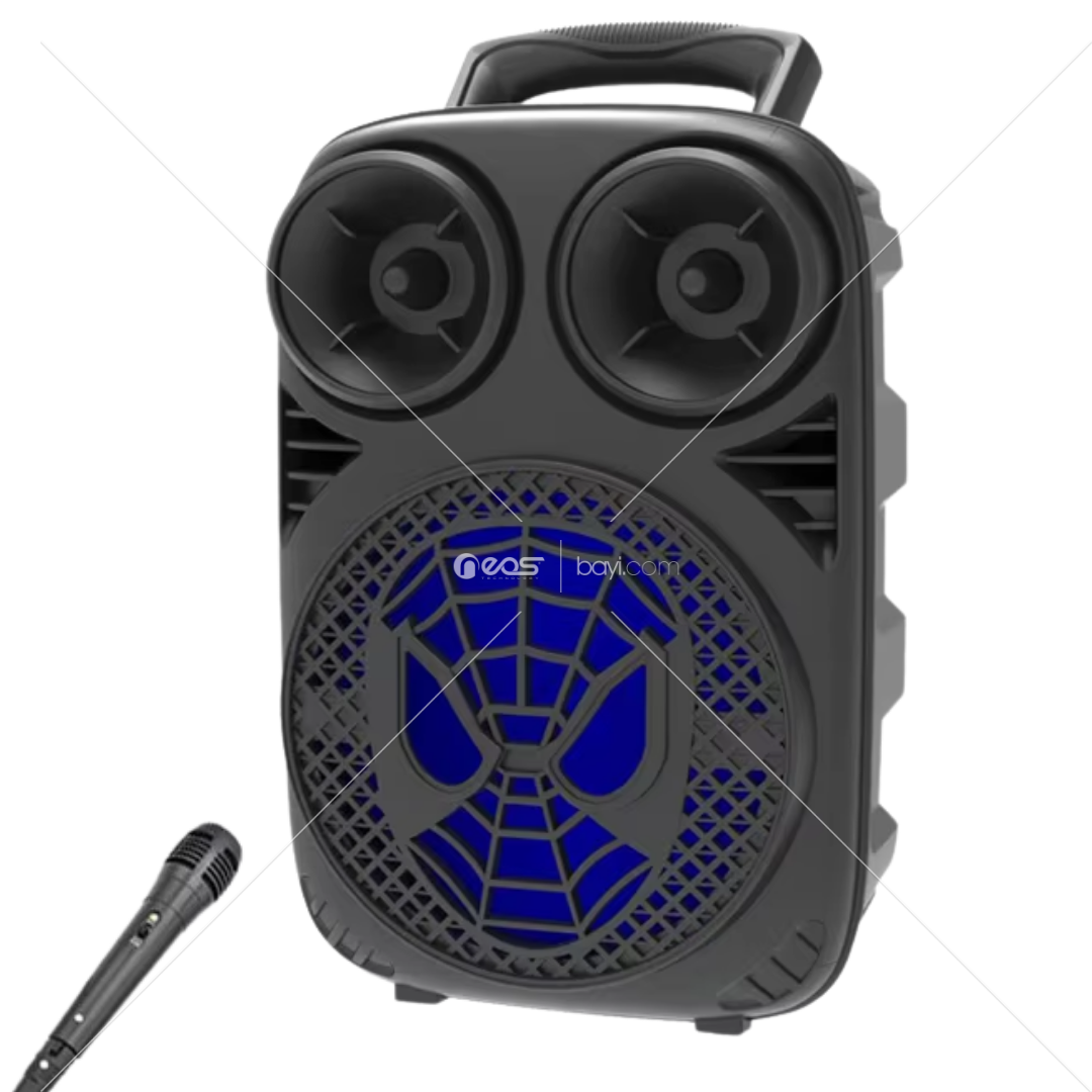 SES BOMBASI QL-603 Mikrofonlu 4 Saat FULL PARTY LİGHT