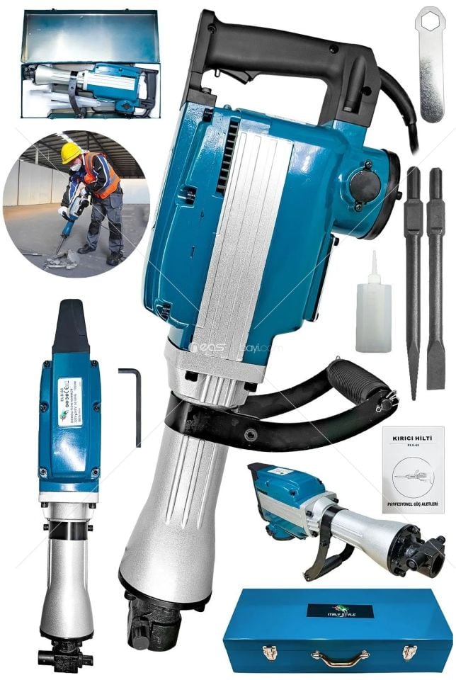 DAFLONG iTALY STYLEBüyük Tip Kırıcı Delici Hilti Kavrama Kollu 16 Kg Kablolu 65mm