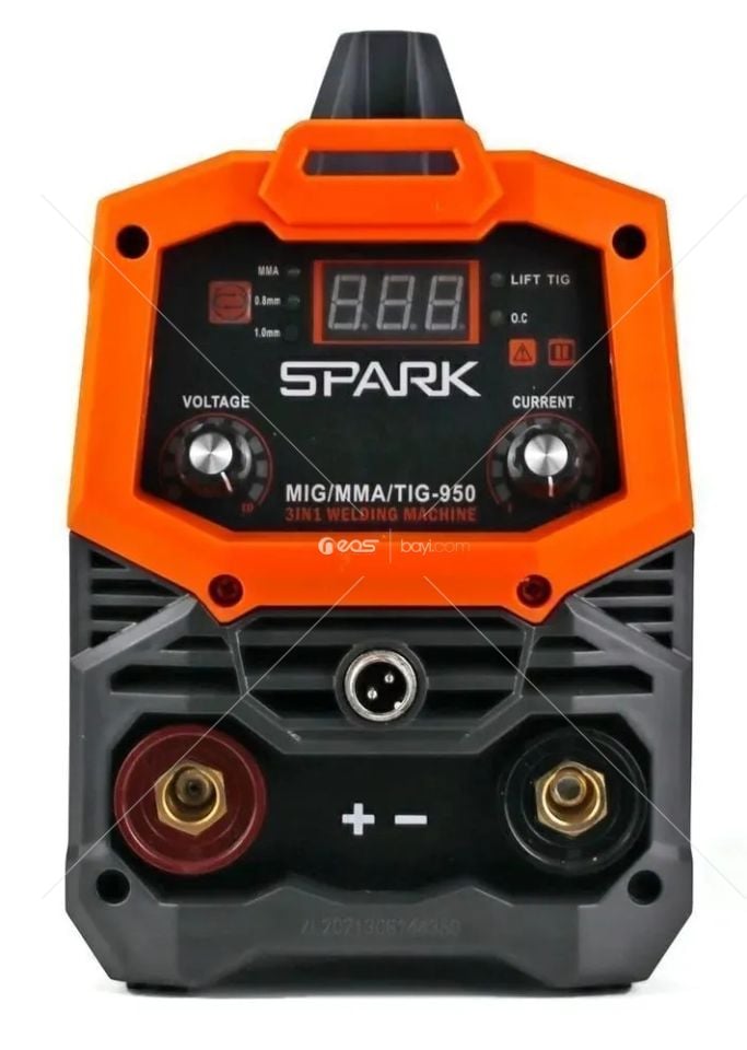 Gazsız Gaz Altı Kaynak Makinesi 3 Fonksiyonlu Mma-mıg-ıgbt Ve Elektrotlu 0.5 Kg Tel