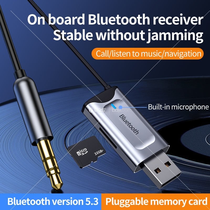 Marvers MS-C08 Wireless Audio Transceiver AUX