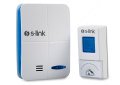 S-link ZL-141 3xAA Beslemeli 32Pol. Melodi Beyaz/Mavi Kablosuz Kapı Zili
