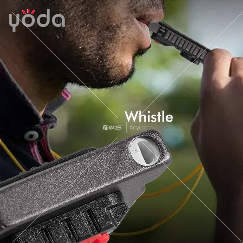 5147 GOLD ORİON Açık Hava Su Geçirmez Güvenli Çekiç Kesici Tornavida Araçları Taşınabilir Süper Parlak COB LED Şarj Edilebilir Mini El Feneri Meşale Çakmak