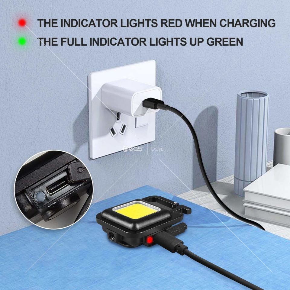 OR-33 GOLDORİON Katlanabilir COB Çalışma Işığı Geniş Açı Çalışma Işığı USB Şarjlı Led Çok Fonksiyonlu El Feneri COB Çalışma Işığı