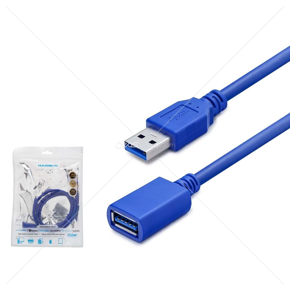 HADRON HDX7539(4530) KABLO USB UZATMA 1MT USB 3.0