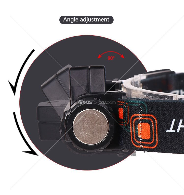 101 KAFA LAMBASI GOLDORİON 5W 300+200LM Cob USB Şarj Edilebilir Lityum İyon Pil ile Madencilik için IP68 Derecesi