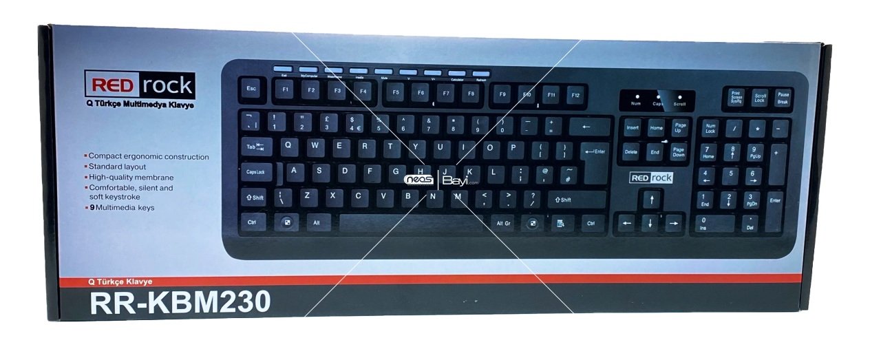 PR-KBM230 Redrock Q Multimedya Klavye