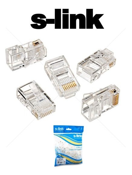 S-link SL-COB8P RJ-45 100 Lü Paket Jack