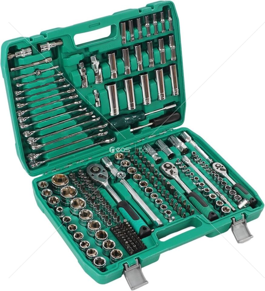 LOKMA SETİ 216 PARÇA 1/2 72DİŞ CIRCIR Chrome Vanadium Lokma Seti