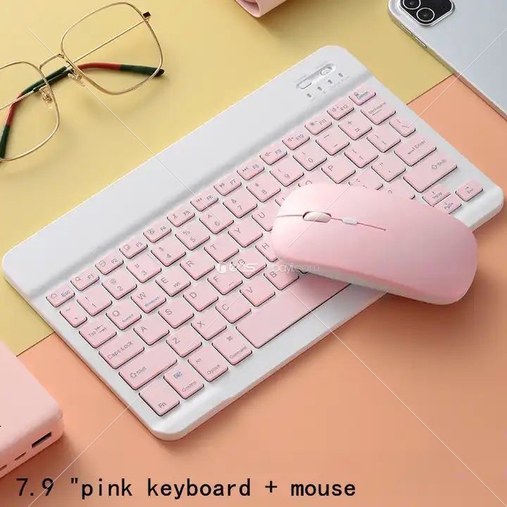 Apple Teclado iPad Xiaomi Samsung Huawei Telefon Tablet Kablosuz Klavye Android IOS Windows İçin Kablosuz Klavye ( RENK KARISIK GELİCEKTİR)