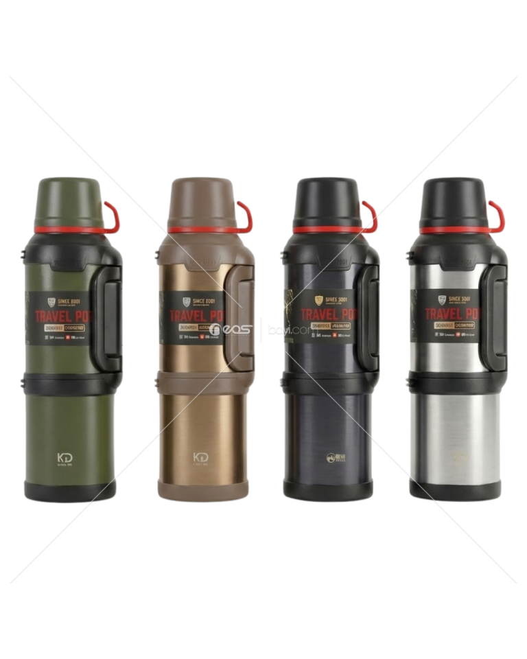 4LT TERMUS Büyük Kapasiteli Çift Duvarlı Vakum Yalıtımlı Paslanmaz Çelik Balıkçılık Su Şişesi İçecek Termal Matara Kamp Seyahat Tencere (GÜMÜŞ) (KARIŞIK RENK GÖNDERİLİR)