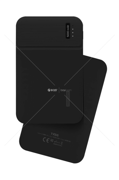 POWERWAY TXS5 5.000 MAH POWERBANK MİKRO USB GİRİŞLİ SİYAH