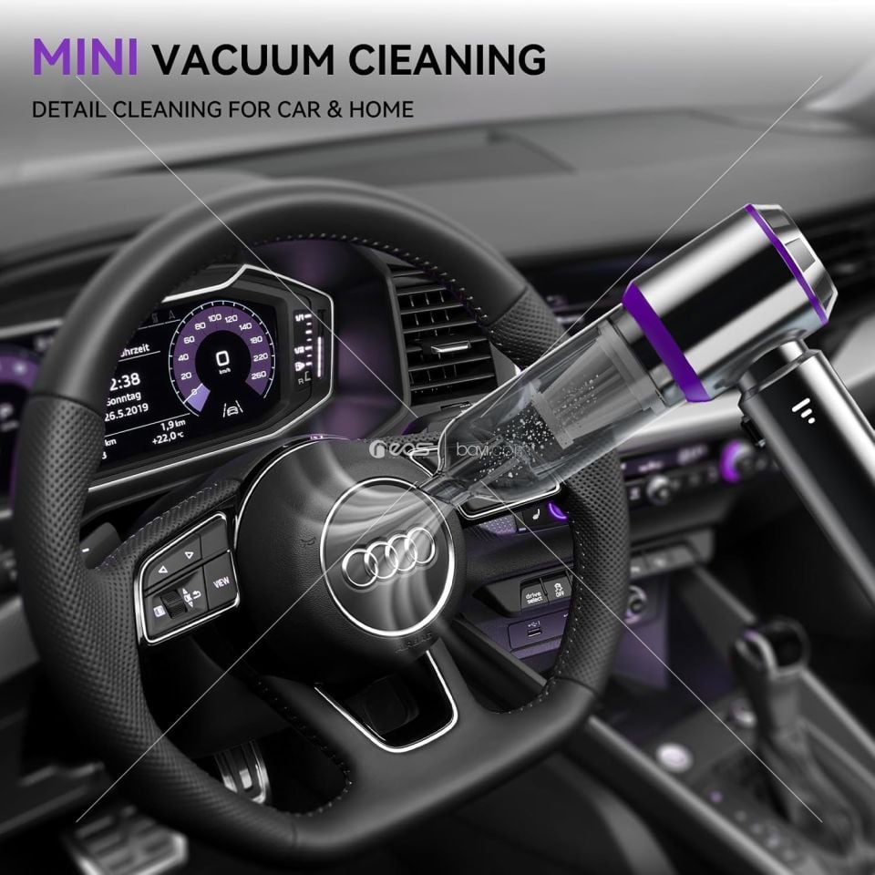 ARAÇ SÜPÜRGE 120W 16000PA ARABA TEMİZLEME SÜPÜRME GÜÇLENDİRİLMİŞ MOTOR