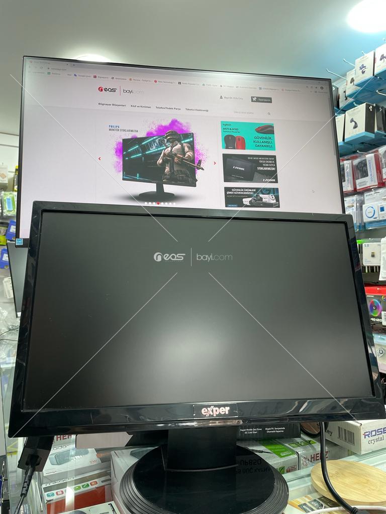 EXPER 19'' Kozmetik %90 Temiz Durumda VGA+HOPARLÖR