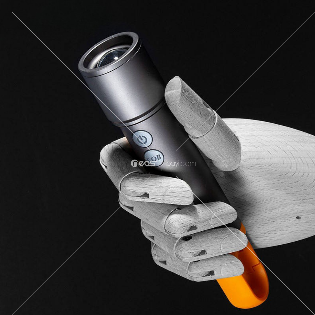 Powerdex PD-3900 Çok Fonksiyonlu Zoomlu Şarjlı El Feneri